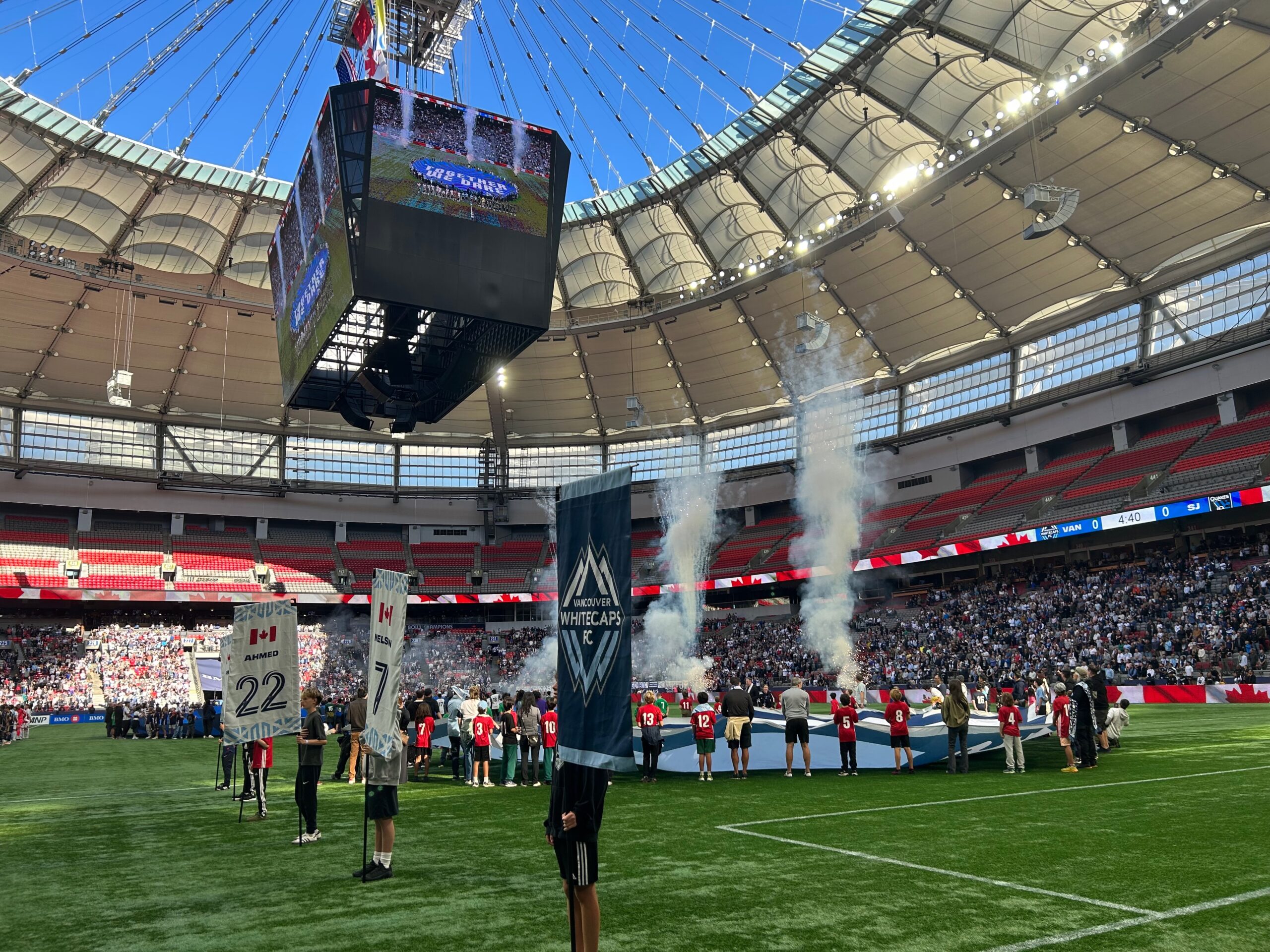 BC Place Stadium with retractable roof